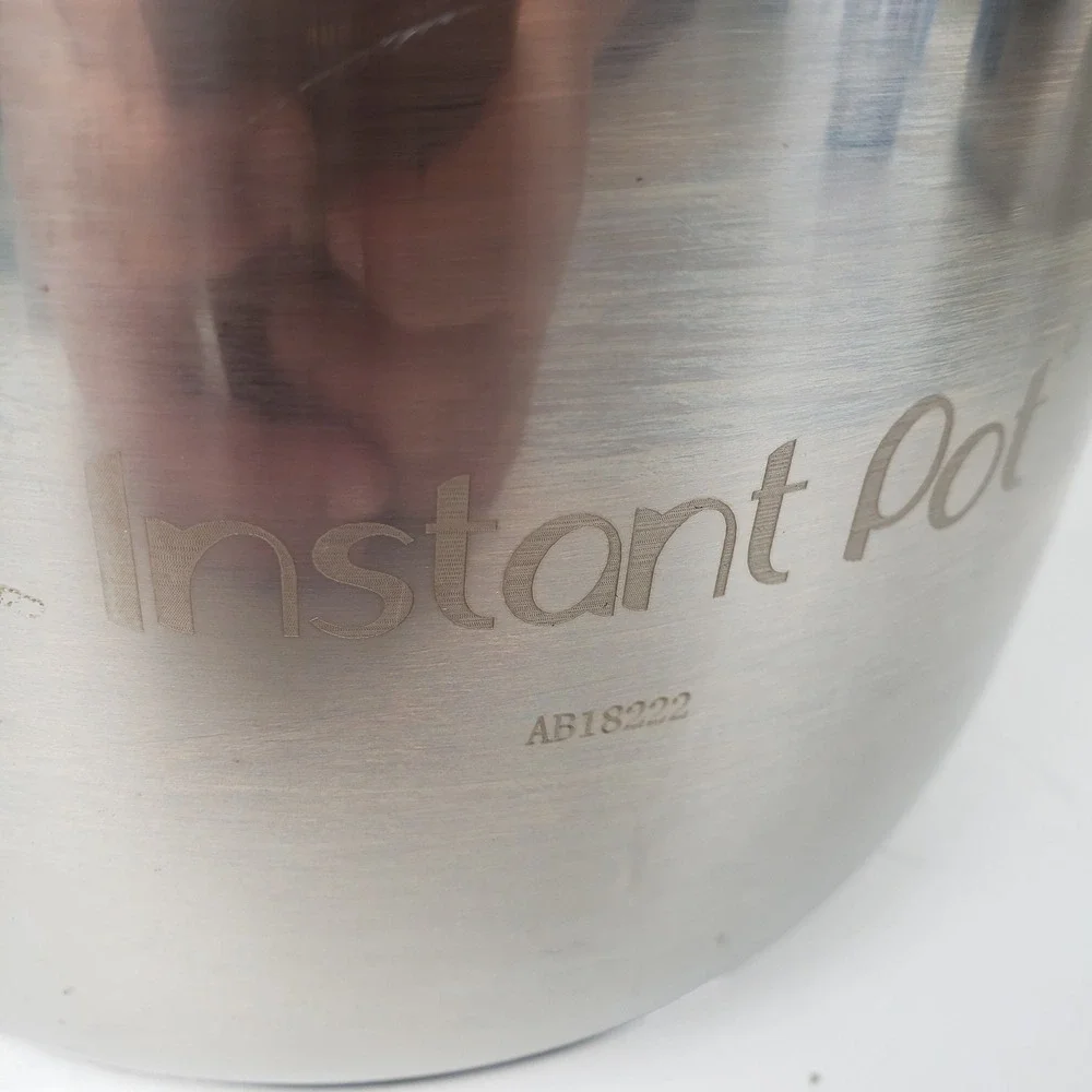 Instant Pot 3 Quart Stainless Steel Inner Pot Replacement AB18222 Silver Mini